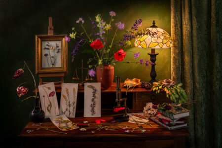 The Botanist's Study by Cristina Wanjura